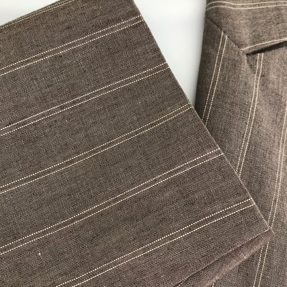 Grey Stripe Anne Klein Blazer - Picture 4 of 8